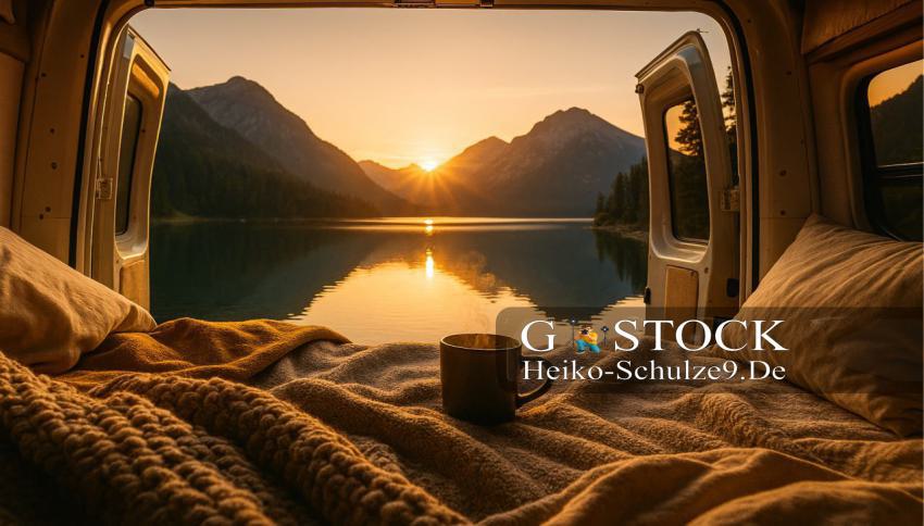 Wallpaper Vanlife Camping