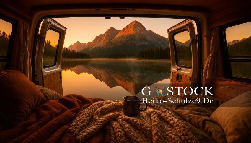 Wallpaper Vanlife Camping Modell 2