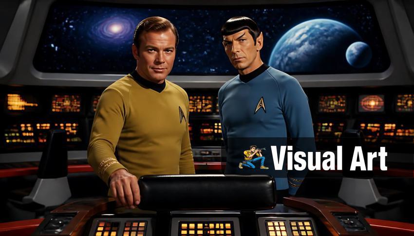 T Kirk and Mr Spock