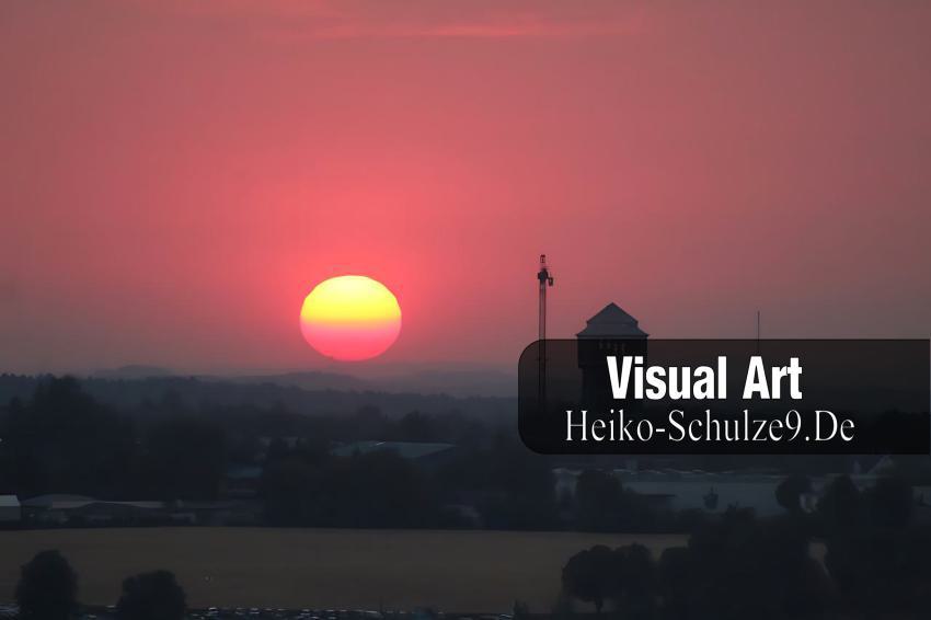 Sonnenaufgang Bergbaumuseum Oelsnitz - Foto von Admin