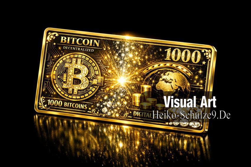 Bitcoin Goldbarren mit Diamanten - Hochwertiges Stockfoto von Heiko Schulze #190