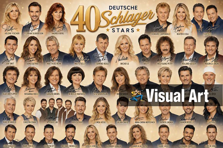 Deutsche Schlagerstars Jubiläums-Collage - Foto von Heiko Schulze